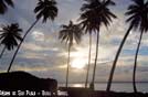 Tramonto in Brasile, Morro de Sao Paulo, Bahia