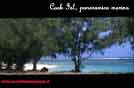 Cook Islands, panoramica su spiaggia oceanica