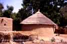 Mali, tipica architettura d'abitazione, nel sahel