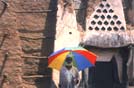 Ghana, antica moschea di fango, stile del Sahel, a Larabanga