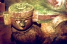 Messico, Chichem Itza, Chac Mool altare sacrificale Maya, nel Castillo