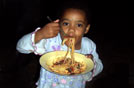 Sudafrica, condivisione dei miei spaghetti, ad Hermanus