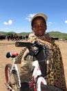 bambino basotho, con la mia bici