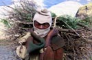 Lesotho, pastore basotho fra i monti