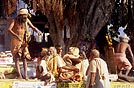 India, Sadhus nel tempo libero...