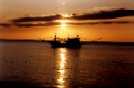 tramonto sull'oceano indiano